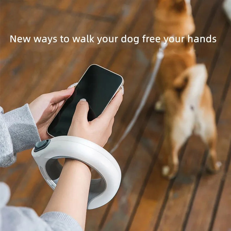 Magic Walk LED Retractable Leash - Hands Free Pet Automatic Leash - Tokemates