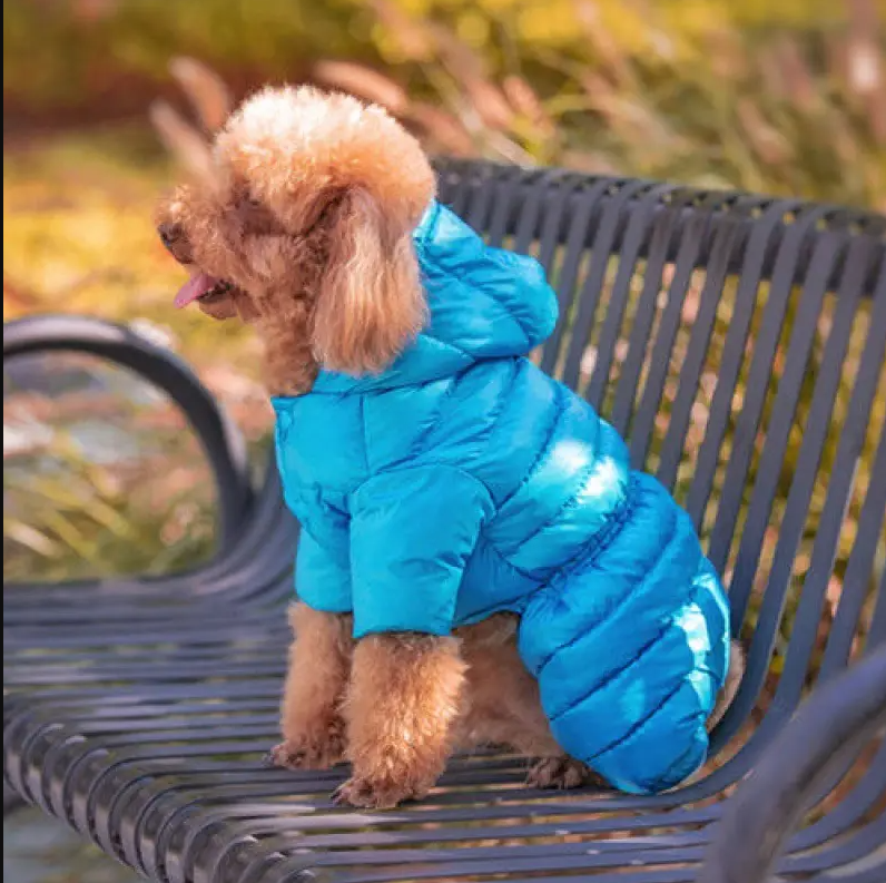 Short Puffer Coat - Dog/Cat Snowsuit Luxury Jacket