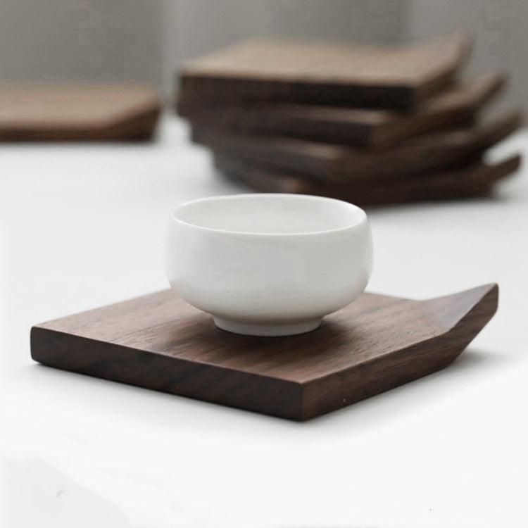 Toke Corner Wood Coaster- Rustic Natural Coasters - Tokemates