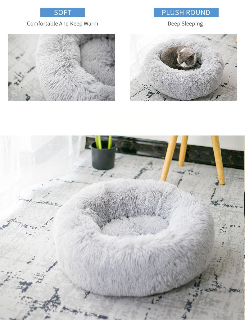 Fluffy Plushy Pet Bed - Tokemates